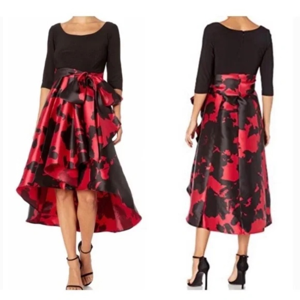 R&M Richard’s High Low Dress with Bow
